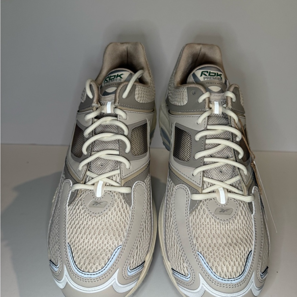 Reebok RBK Premier Trinity KFS Running Shoes Beige Gray - Unisex - NEW - Picture 6 of 11
